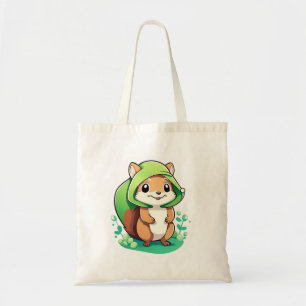 Adorable animal squirrel tote bag