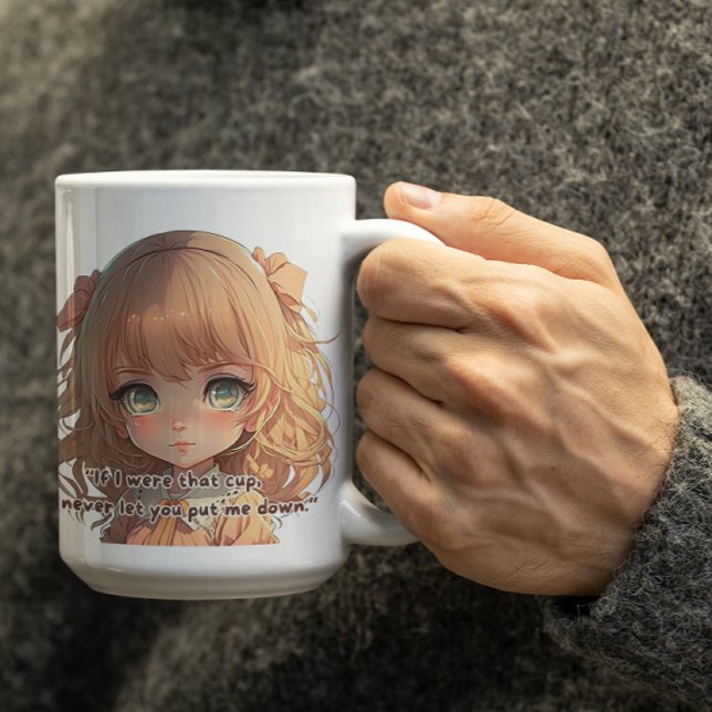Adorable Anime Girl  Coffee Mug (Creator Uploaded)