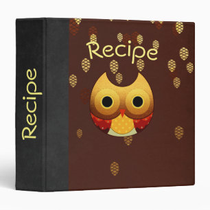 Adorable Autumn Owl Recipe/Photo Binder