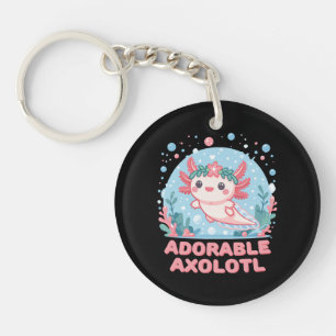 Adorable Axolotl Aquatic Cuteness Keychain