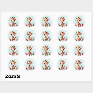 Adorable Baby Animal Sticker for Kids