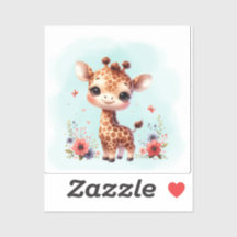 Adorable Baby Animal Sticker for Kids