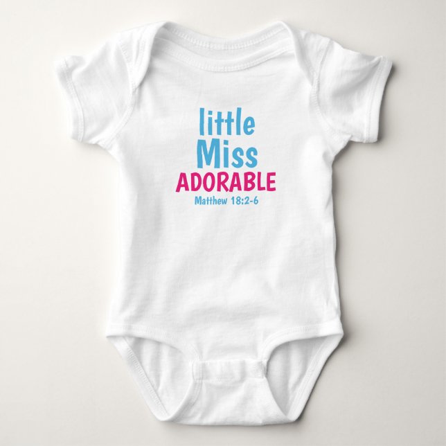 Adorable Baby Bodysuit (Front)