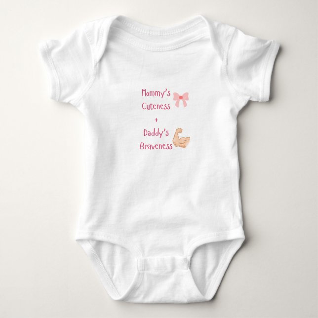 Adorable Baby Bodysuit (Front)
