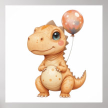Adorable Baby Dino Wall Art – Nursery decor