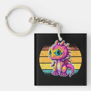 Adorable Baby Dinosaur Jurassic Joy Keychain