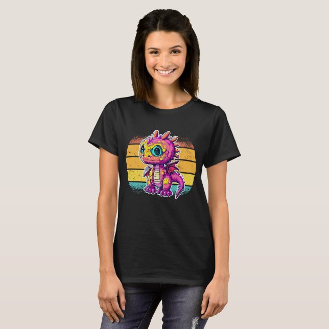 Adorable Baby Dinosaur | Jurassic Joy T-Shirt (Front Full)