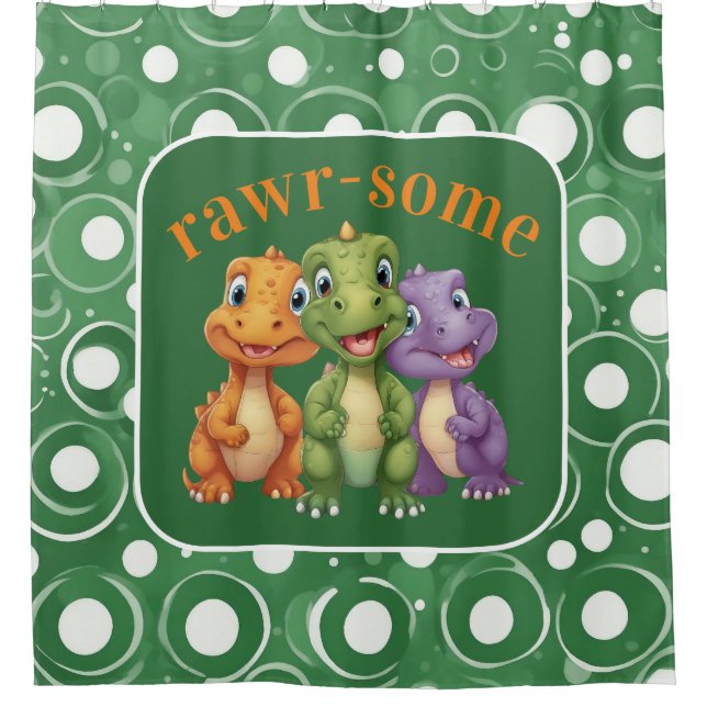 Adorable Baby Dinosaur's Party (Front)