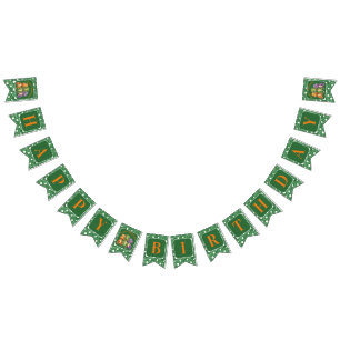 Adorable Baby Dinosaur's Party Bunting Flags