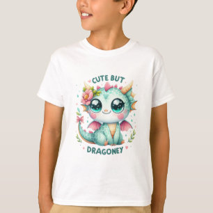 Adorable Baby Dragon Illustration T-Shirt