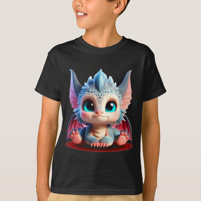 Adorable Baby Dragons | Colourful Chibi Edition T-Shirt (Front)