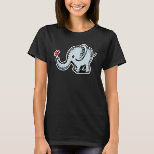 Adorable baby elephant graphic for girls and teens T-Shirt
