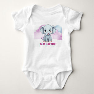 Adorable baby Elephant kids T-shirt  Bodysuit