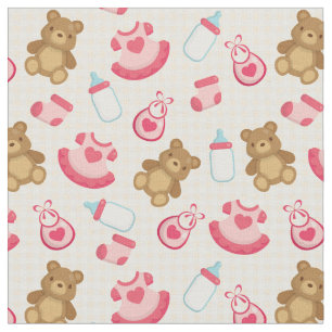 Adorable Baby Girl Fabric