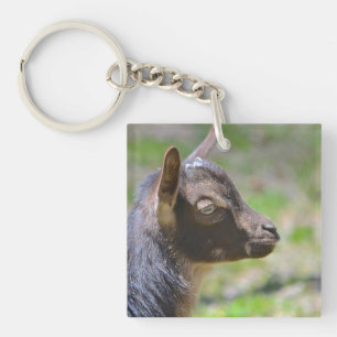 Adorable Baby Goat Keychain