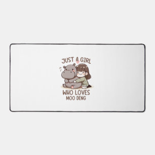Adorable Baby Hippo, Jus Une Fille Qui Aime Moo De