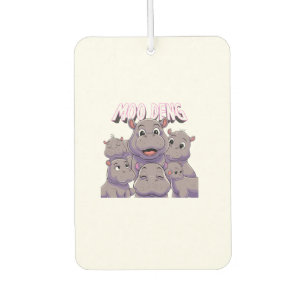 Adorable Baby Hippo Just A Girl Who Loves Moo Deng Air Freshener