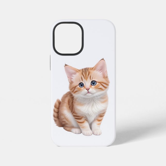 Adorable Baby Kitten Cute  iPhone Case (Back)