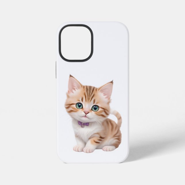 Adorable Baby Kitten Design  iPhone Case (Back)