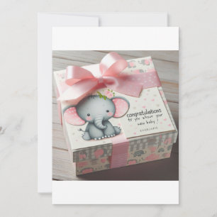 "Adorable Baby Shower Gift Set - Newborn Essential Invitation