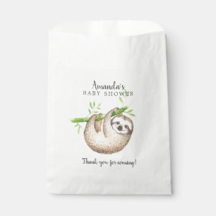 Adorable Baby Sloth Shower Favor Bags