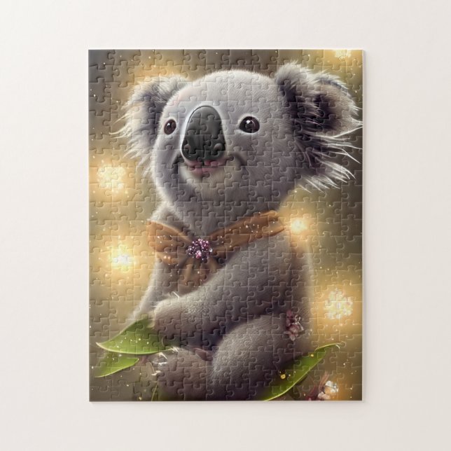 Adorable Baby Smiling Koala Bear Jigsaw Puzzle (Vertical)