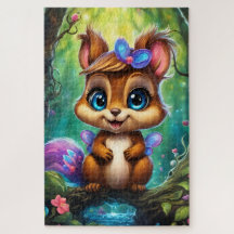 Adorable baby squirrel