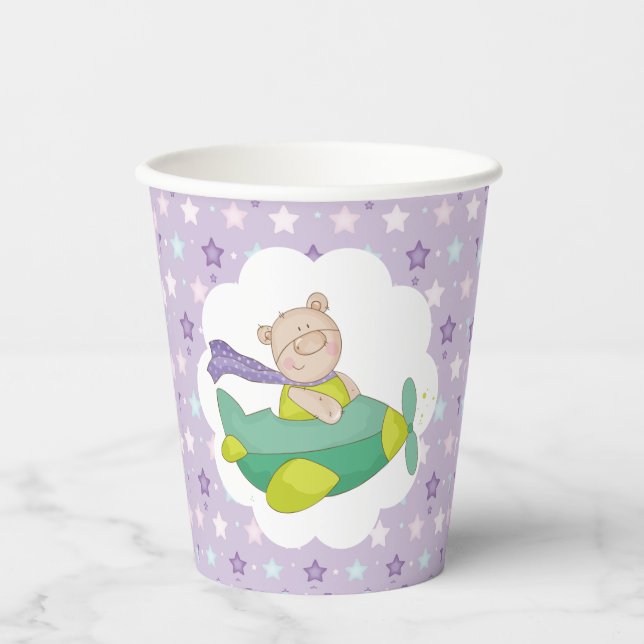 Adorable Baby Teddy Bear Paper cup (Front)