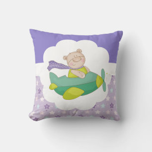 Adorable Baby Teddy Bear   Throw Pillow