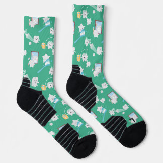 Adorable Baby Teeth Dental Office Dentist  Socks