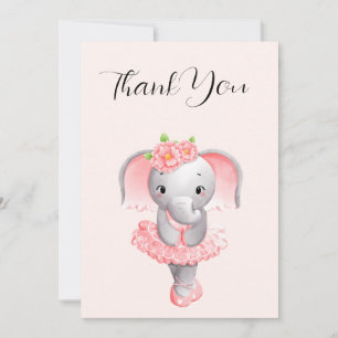 Adorable Ballerina Elephant En Pointe Merci