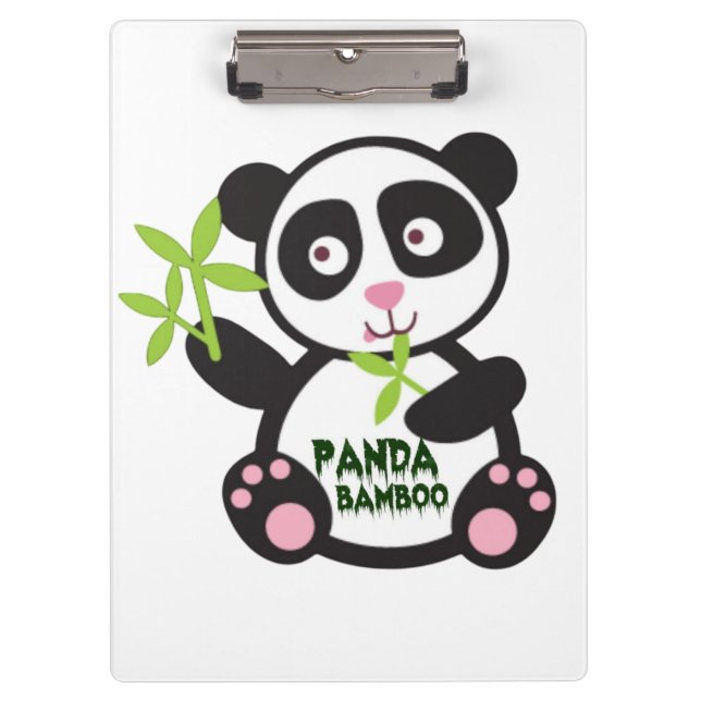 Adorable Bamboo Panda Design – Perfect for  Clipboard (Front)