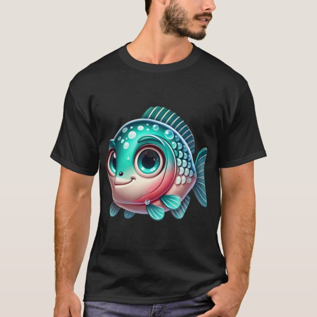 Adorable Barramundi Fish T-Shirt (Front)