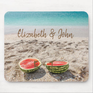 Adorable Beach,Sand,Watermelon -Personalized Mouse Pad