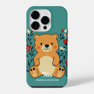 Adorable Bear Charm - Cozy & Cute Vibes iPhone 14 Pro Case
