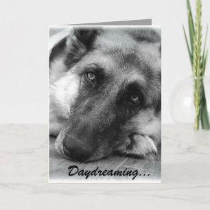 Adorable berger allemand Carte Saint-Valentin