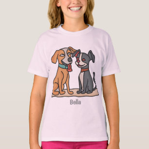 Adorable Best Friends: Cute and Sweet Dog Moments T-Shirt