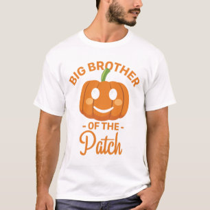 Adorable Big Brother Of The Patch Funny Pumpkin T-Shirt