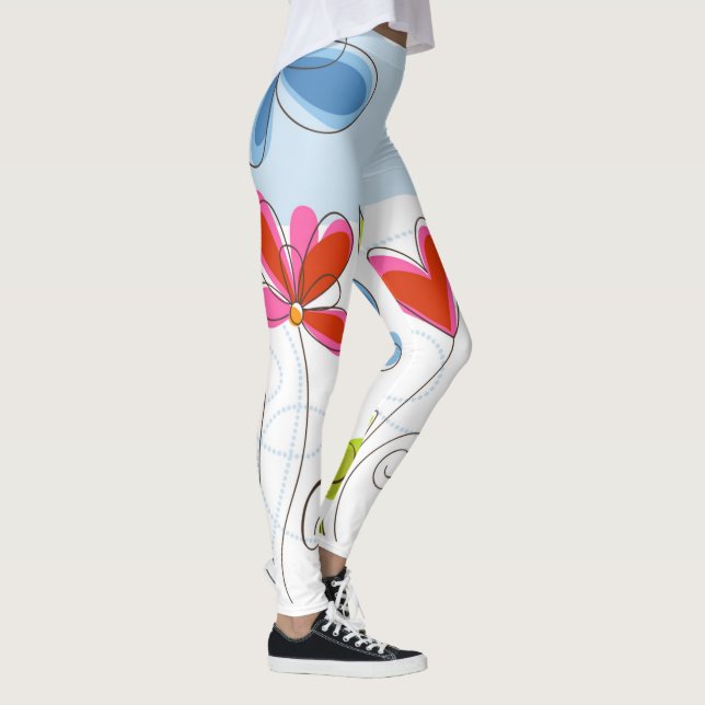 Adorable Big Flower Leggings (Right)