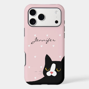 Adorable Black and White Kitty iPhone / iPad case