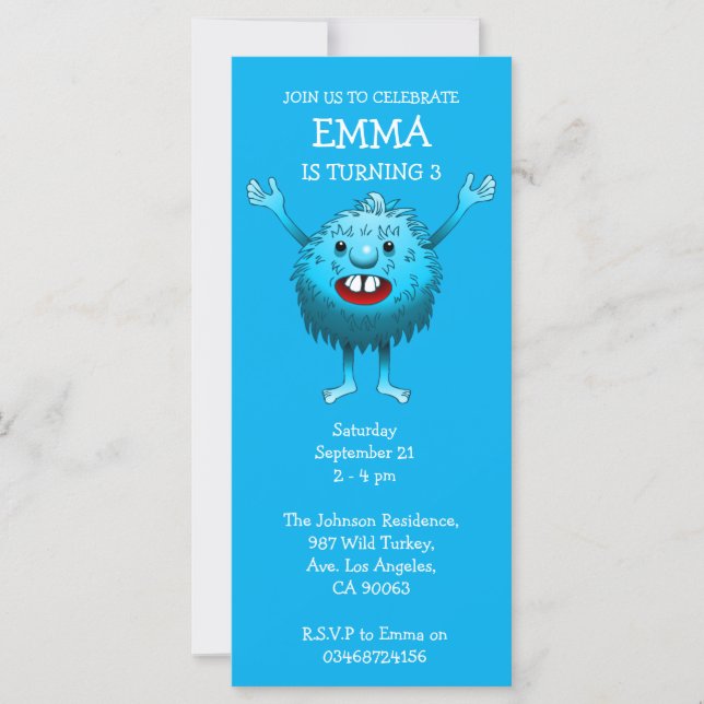 Adorable Blue Creature (Front)