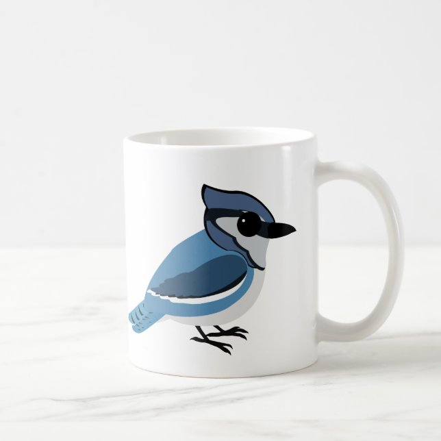 Adorable Blue Jay Coffee Mug (Right)