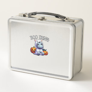 Adorable BOO DENG My Moo Thang Halloween Trending Metal Lunch Box