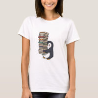 Adorable Bookworm Penguin