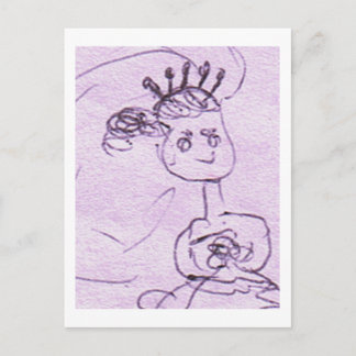Adorable Bride Postcard