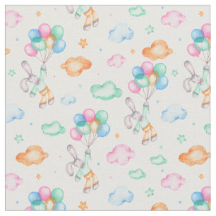 Adorable Bunnies Fabric