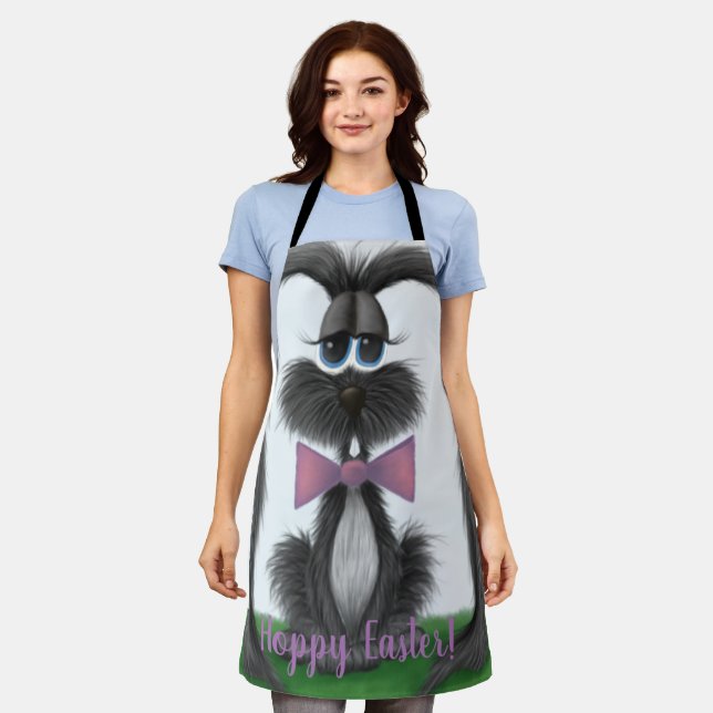 Adorable Bunny Rabbit Apron (Worn)