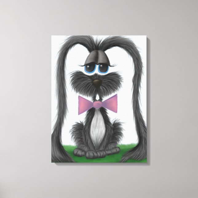 Adorable Bunny Rabbit Canvas Print (Front)