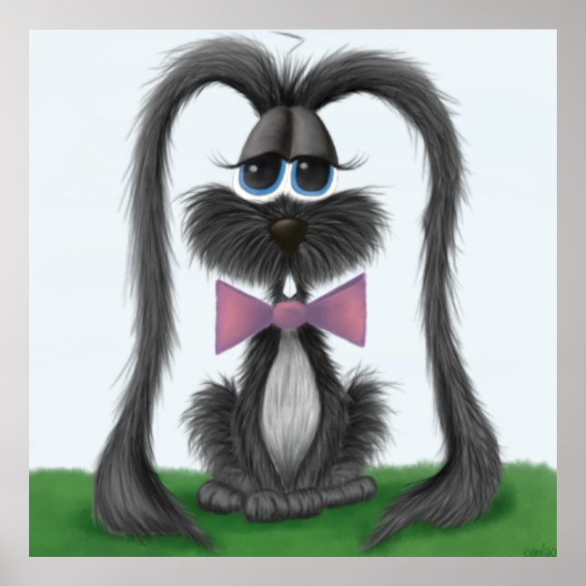 Adorable Bunny Rabbit Poster (Front)