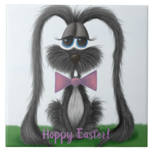 Adorable Bunny Rabbit Tile